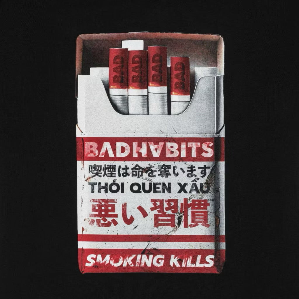 BAD HABITS - SHIGARETTO T-SHIRT