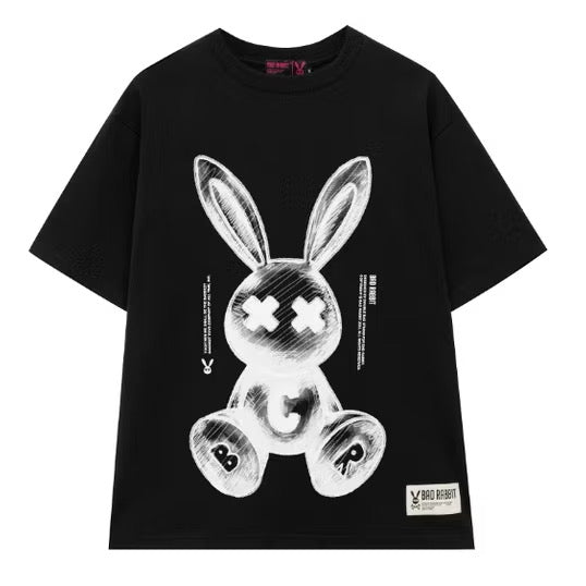 BAD RABBIT 3D TEE 100% COTON
