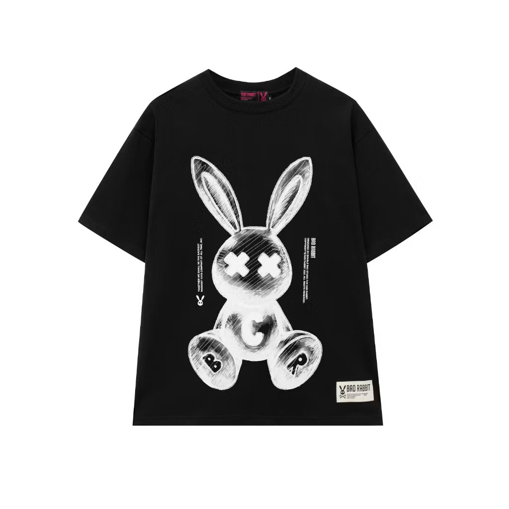 BAD RABBIT 3D TEE 100% COTON
