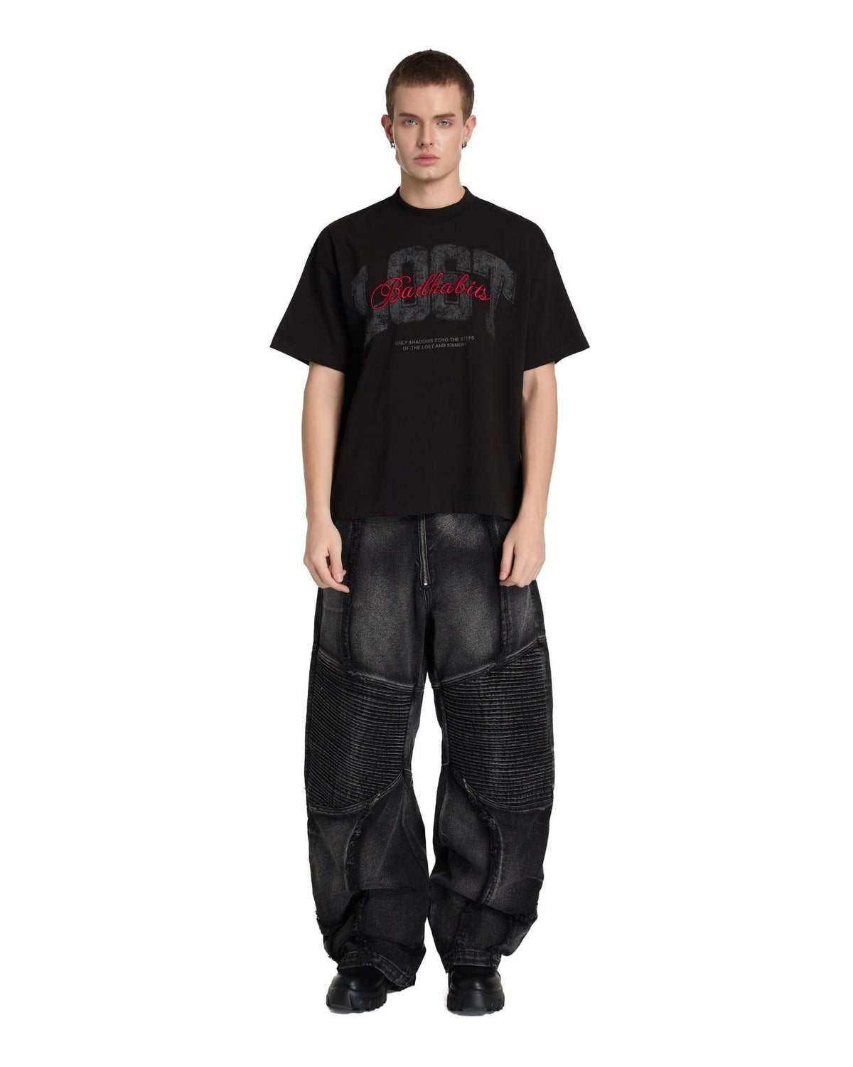 BAD HABITS - LOST BOXY TSHIRT