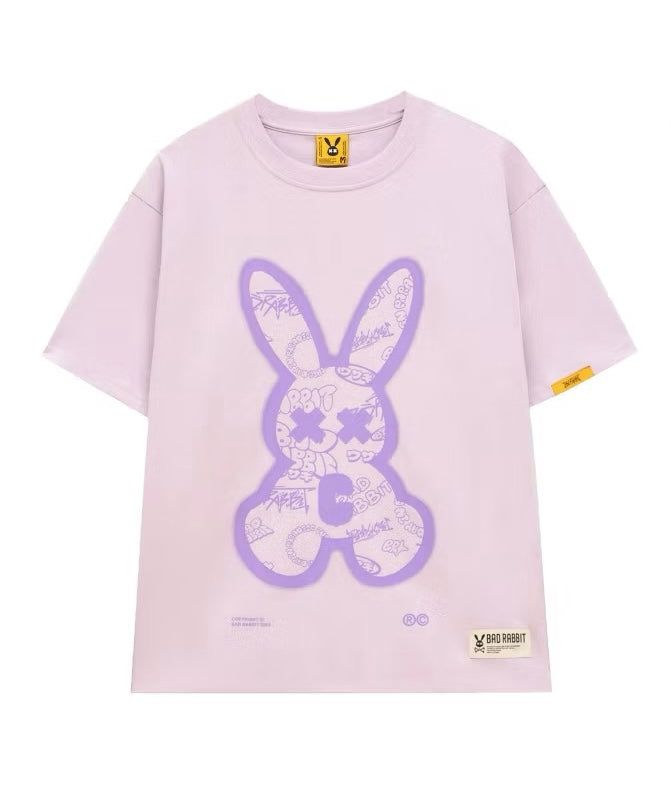 BAD RABBIT - PURPLE SPRAY RABBIT TSHIRT
