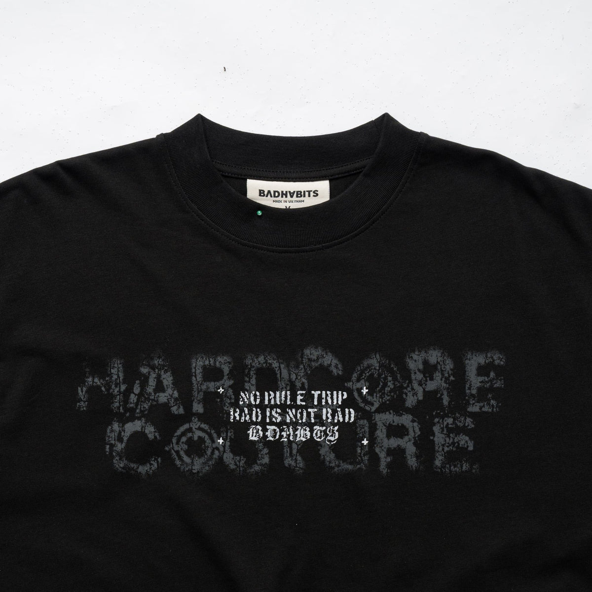 BAD HABITS - NO RULE BOXY TSHIRT