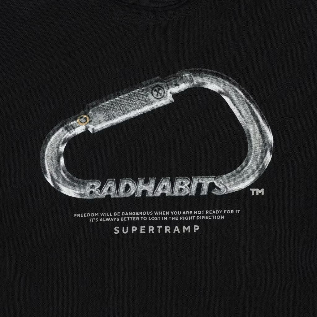 BAD HABITS - S-CARABINER TEE
