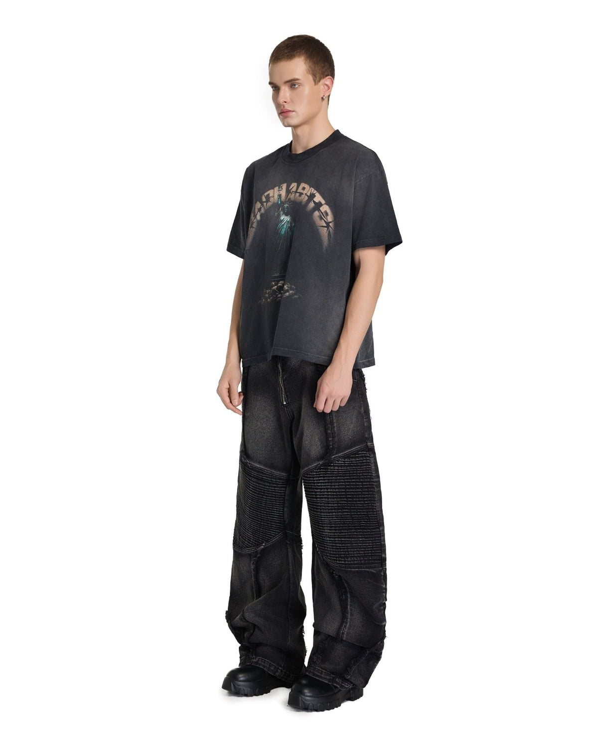 BAD HABITS - UNFREEDOM BOXY TSHIRT