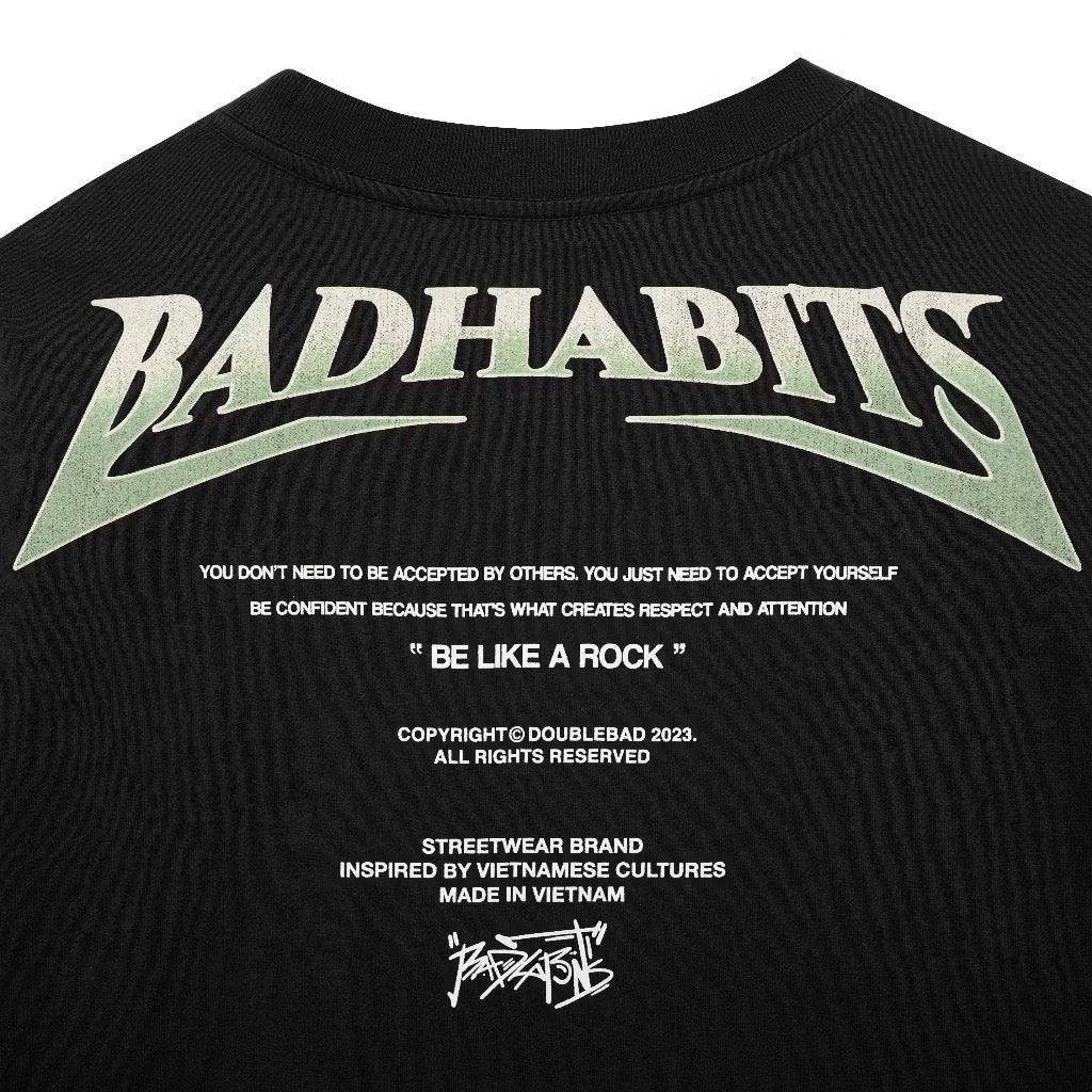 BAD HABITS - BLACK ROCKER ATONOMY TSHIRT