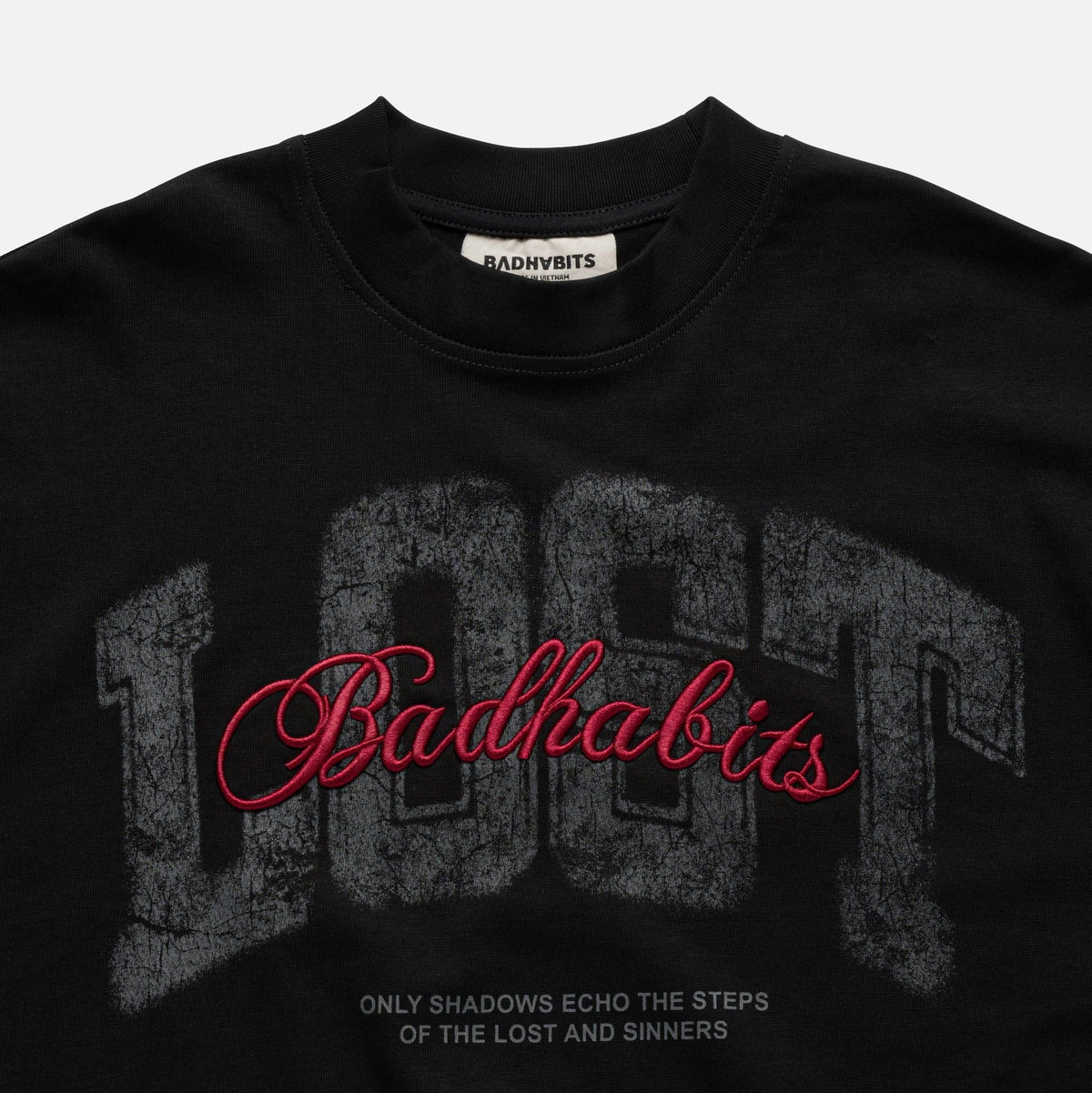 BAD HABITS - LOST BOXY TSHIRT
