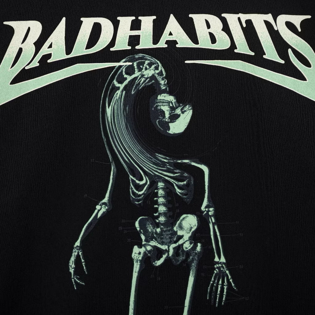 BAD HABITS - BLACK ROCKER ATONOMY TSHIRT