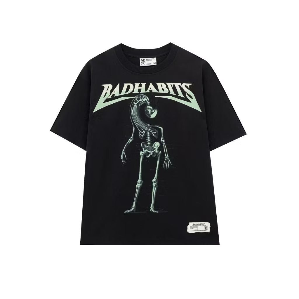 BAD HABITS - BLACK ROCKER ATONOMY TSHIRT