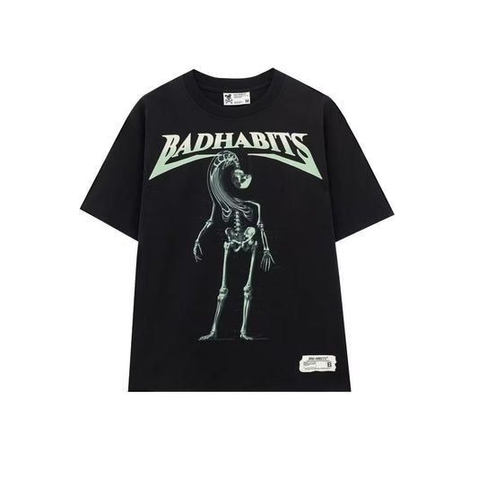 BAD HABITS - BLACK ROCKER ATONOMY TSHIRT