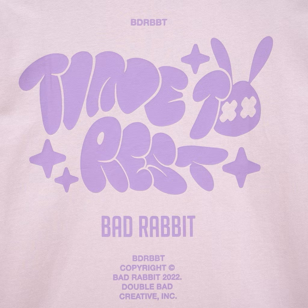 BAD RABBIT - PURPLE SPRAY RABBIT TSHIRT