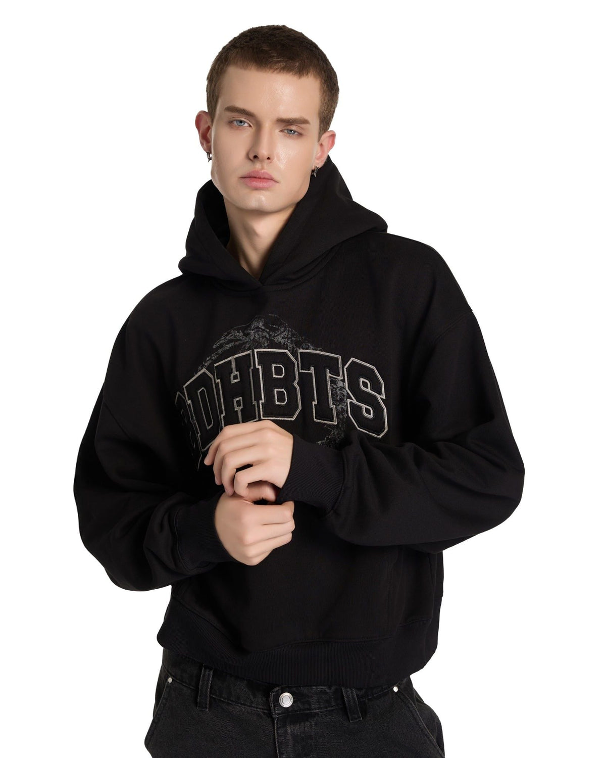 BAD HABITS - SERPENT BOXY HOODIE