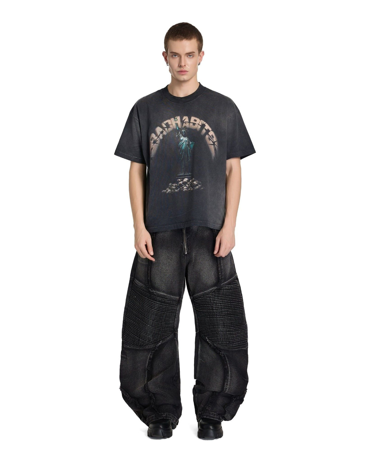 BAD HABITS - UNFREEDOM BOXY TSHIRT