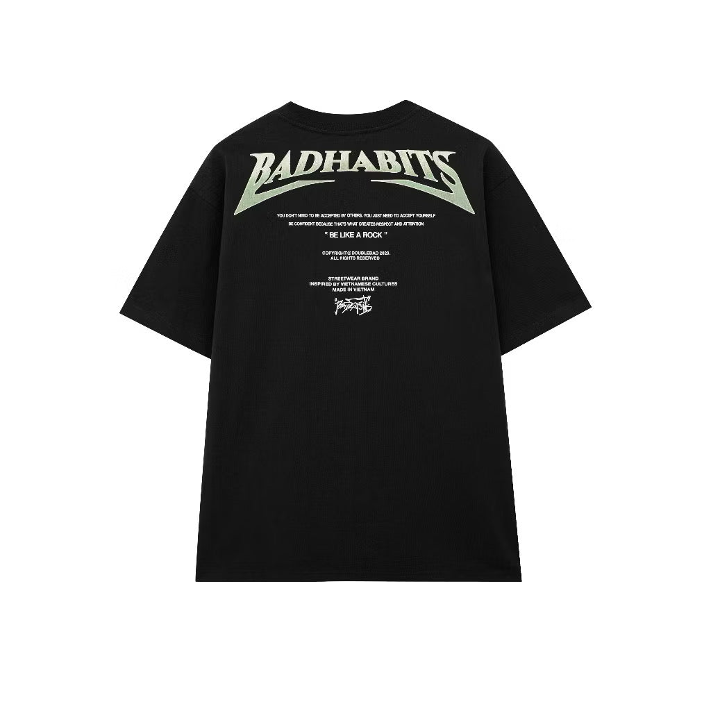 BAD HABITS - BLACK ROCKER ATONOMY TSHIRT