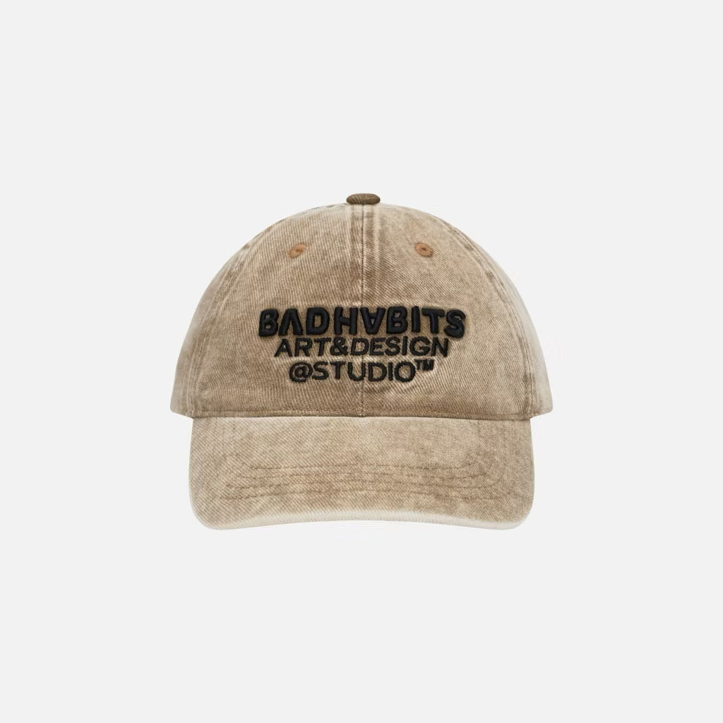 BAD HABITS - WASH STUDIO CASQUETTE UNISEX