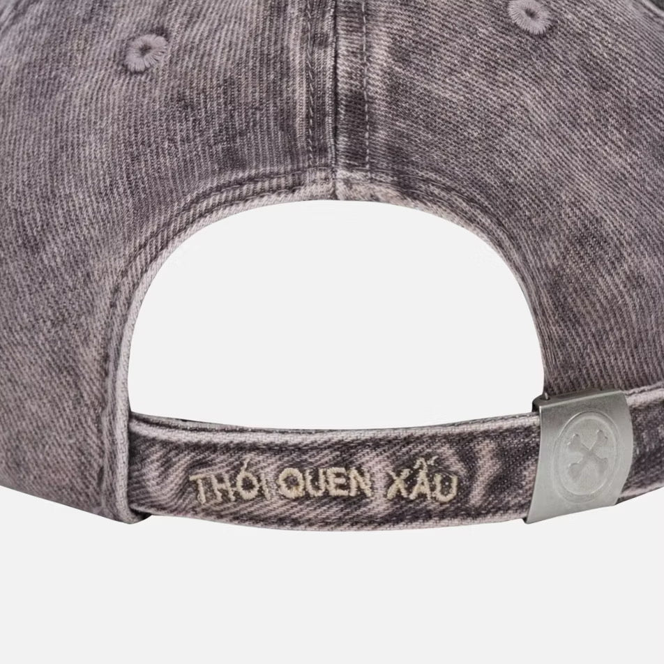 BAD HABITS - WASH STUDIO CASQUETTE UNISEX