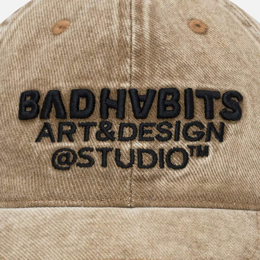 BAD HABITS - WASH STUDIO CASQUETTE UNISEX