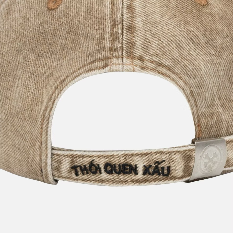 BAD HABITS - WASH STUDIO CASQUETTE UNISEX