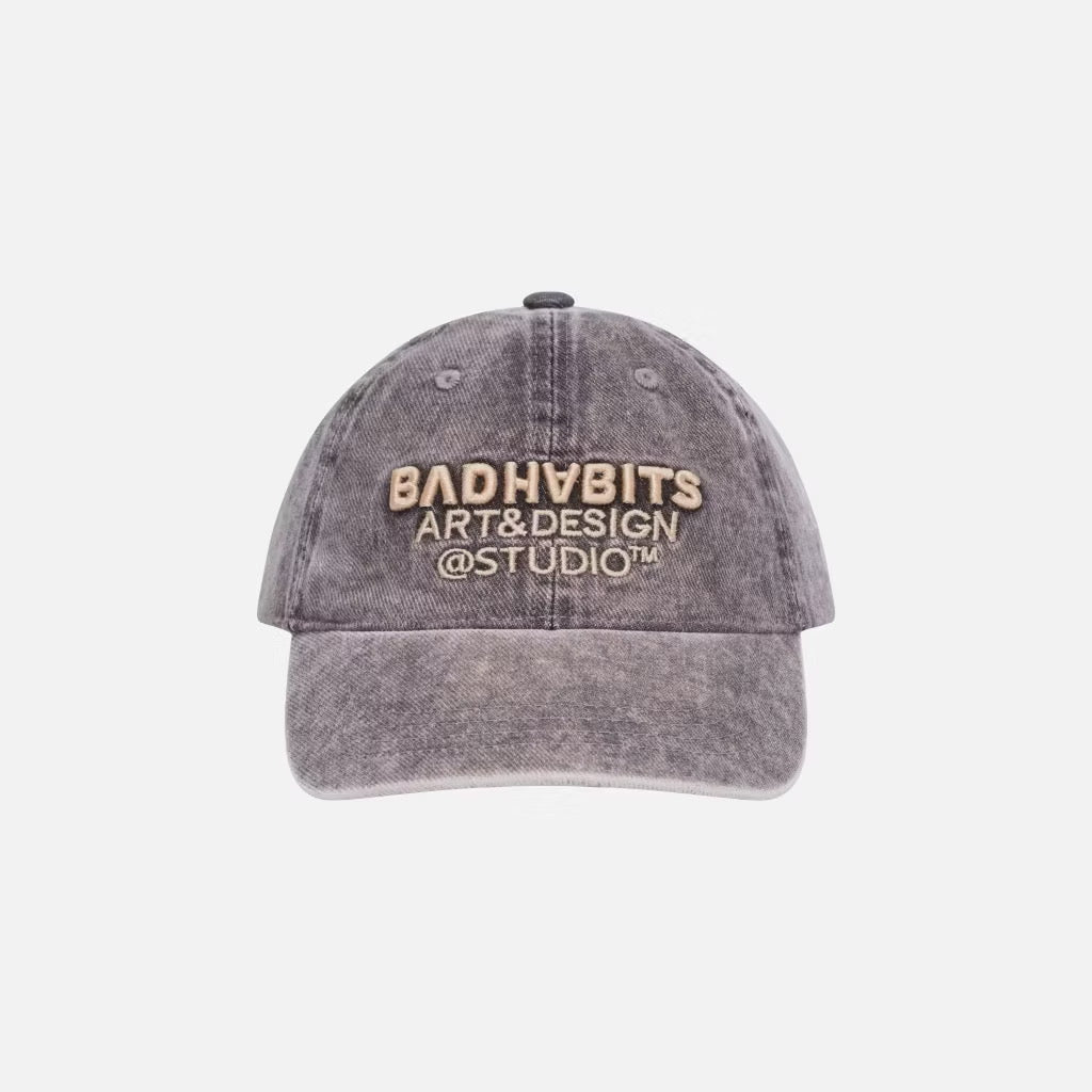 BAD HABITS - WASH STUDIO CASQUETTE UNISEX